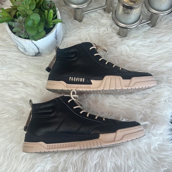 Projekt Inc. Vinson Men’s Black/Cream Casual Flat Sport Shoes Size EU 43 - Picture 7 of 13